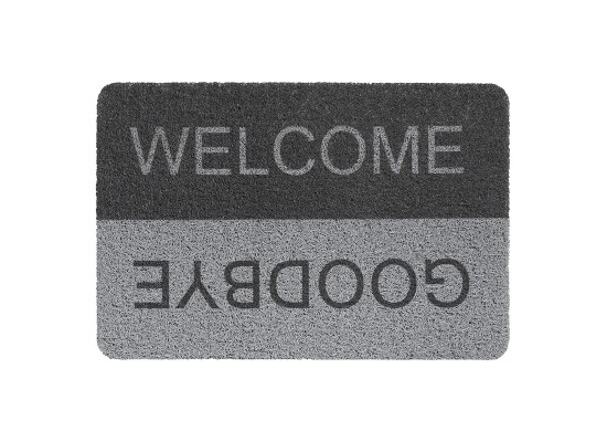 Изтривалка Кърли принт WELCOME GOODBYE